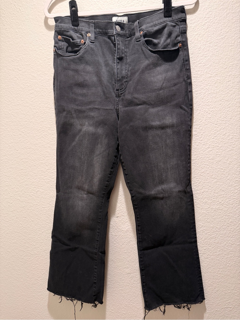 pistola Black Cropped Ankle Jeans